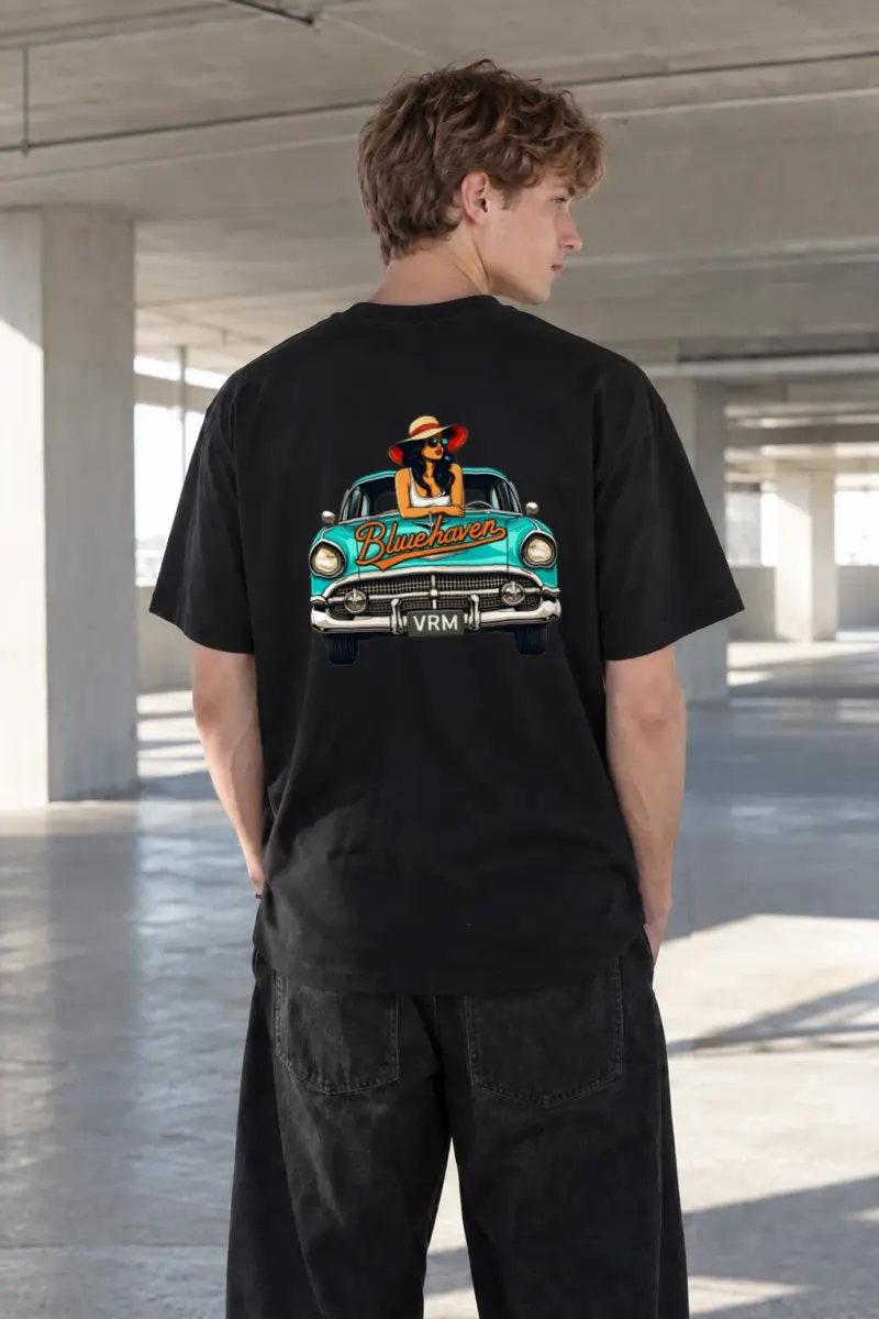 "Bluehaven Drive" Heavyweight Unisex Crewneck T-shirt | Gildan 5000