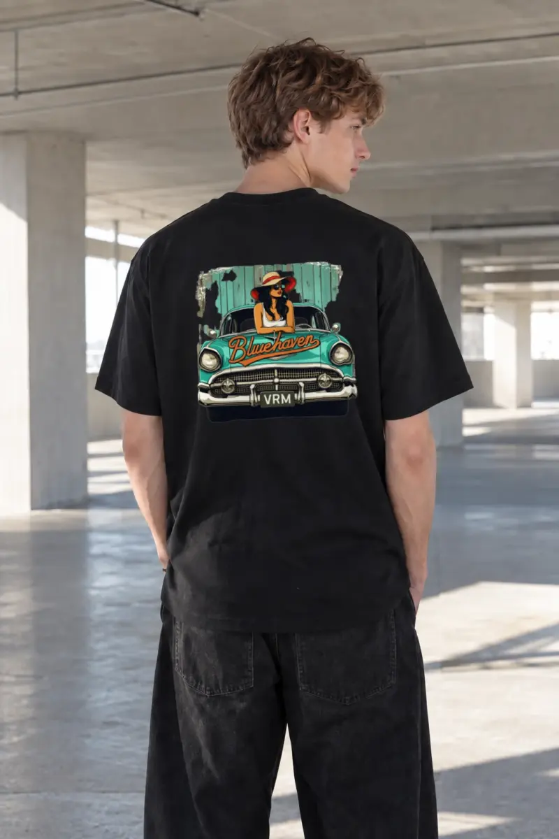 "Bluehaven Drive" Heavyweight Unisex Crewneck T-shirt | Gildan 5000