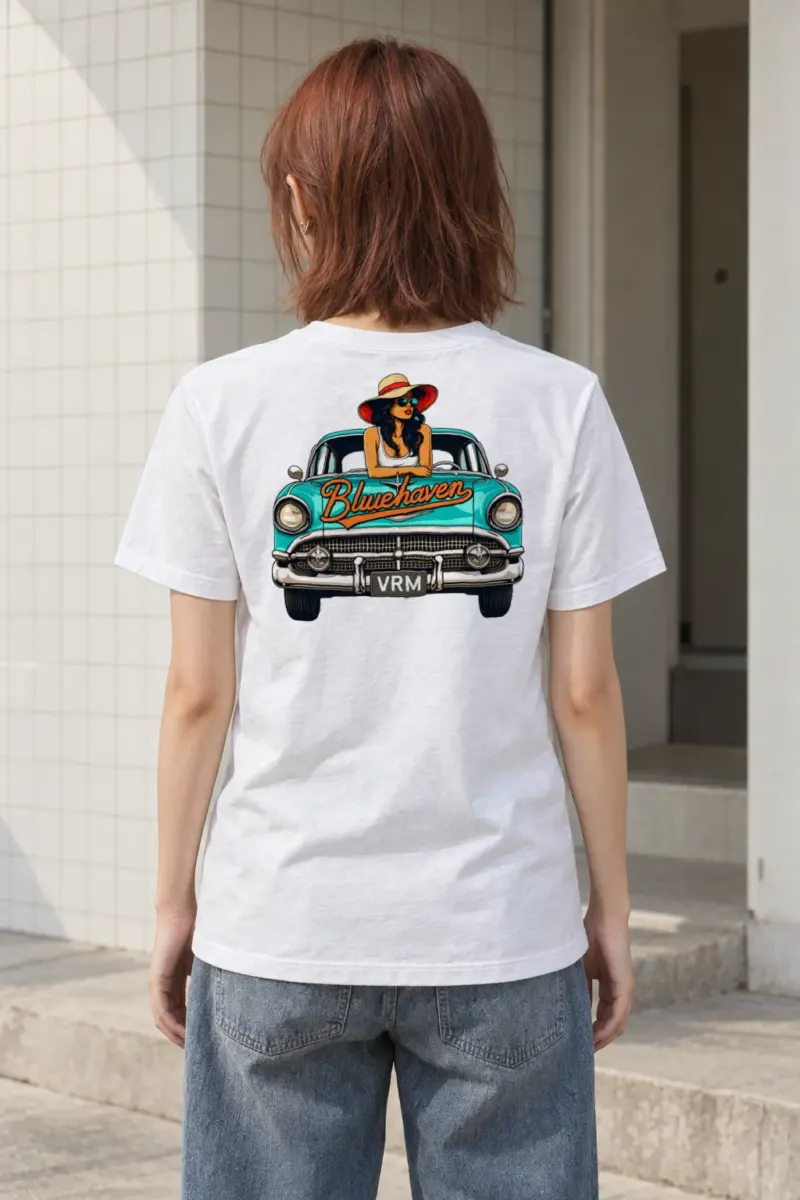 "Bluehaven Drive" Heavyweight Unisex Crewneck T-shirt