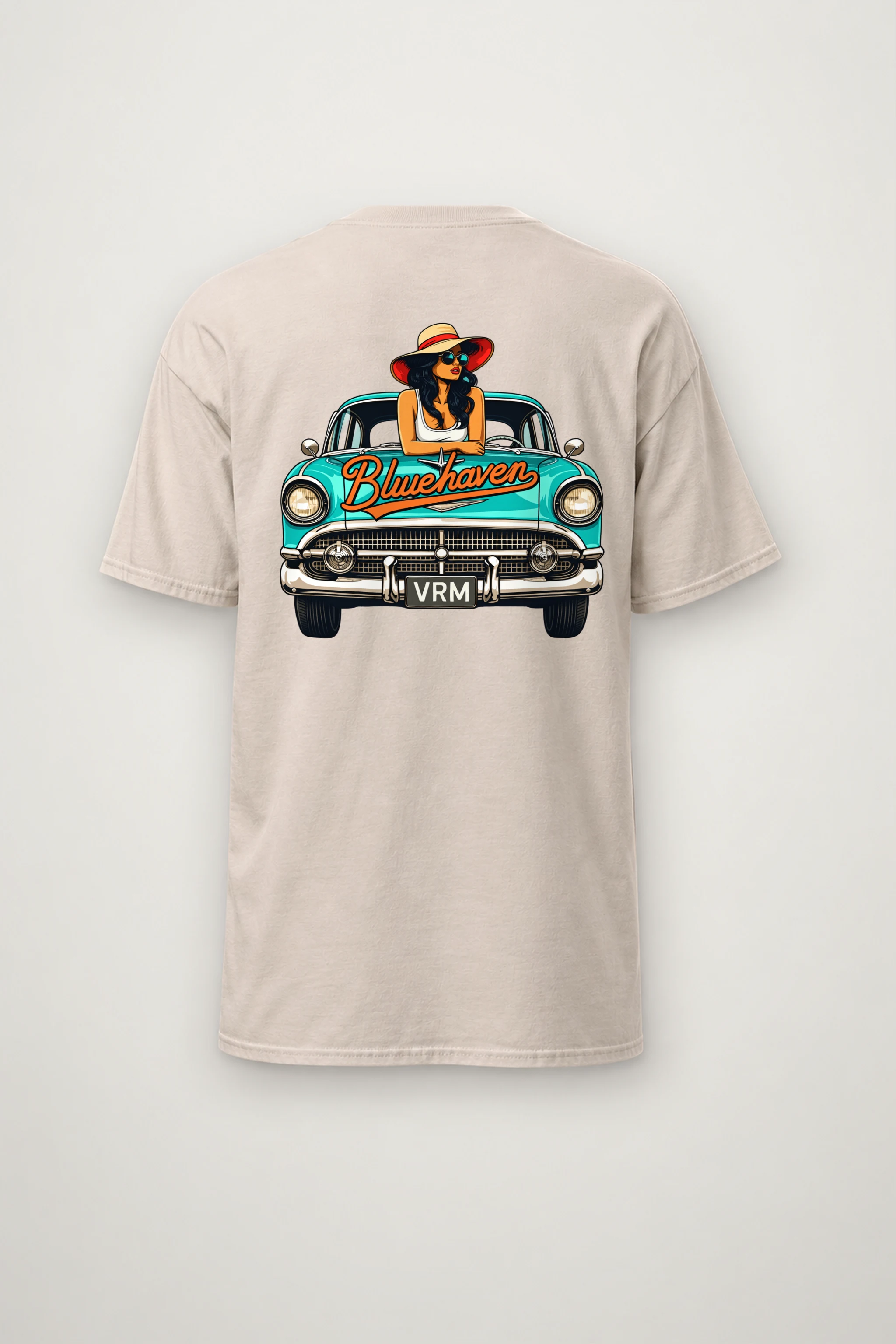 "Bluehaven Drive" Heavyweight Unisex Crewneck T-shirt