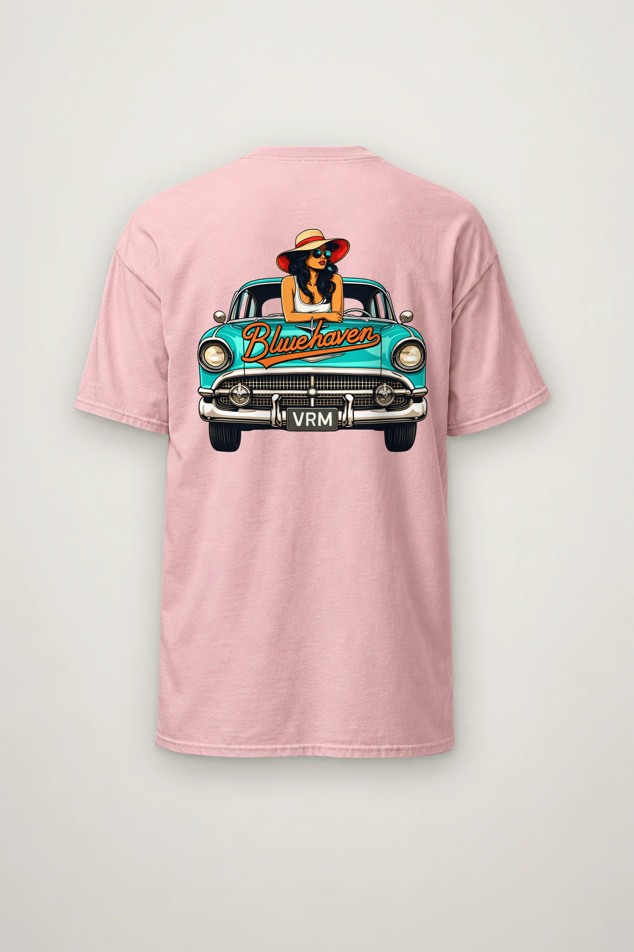 "Bluehaven Drive" Heavyweight Unisex Crewneck T-shirt