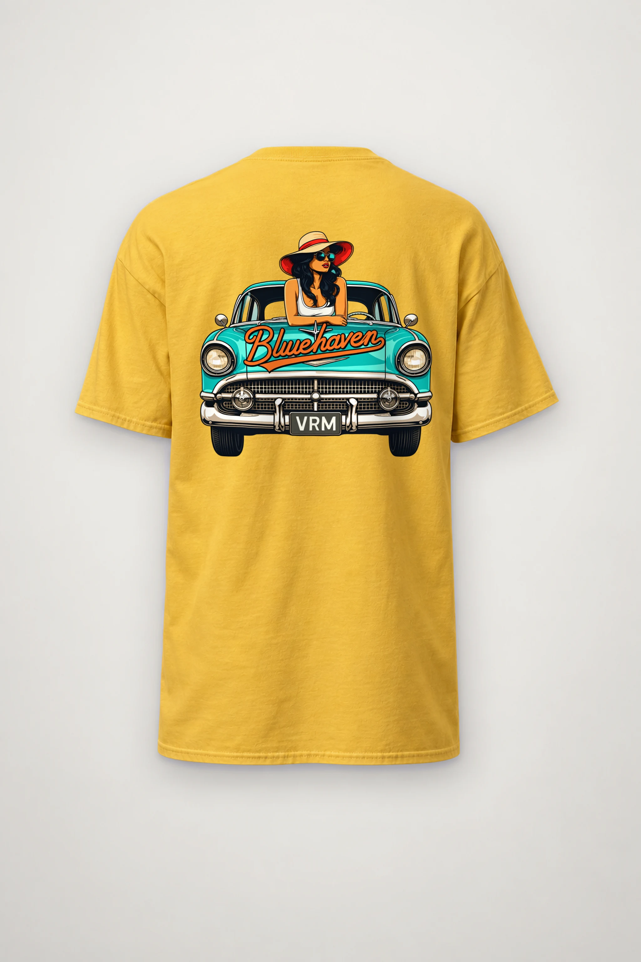"Bluehaven Drive" Heavyweight Unisex Crewneck T-shirt