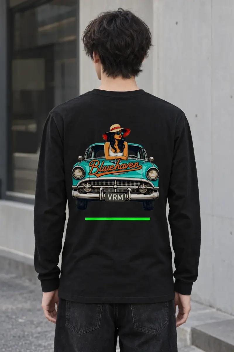 "Bluehaven Drive" Unisex Longsleeve T-shirt | Gildan 2400