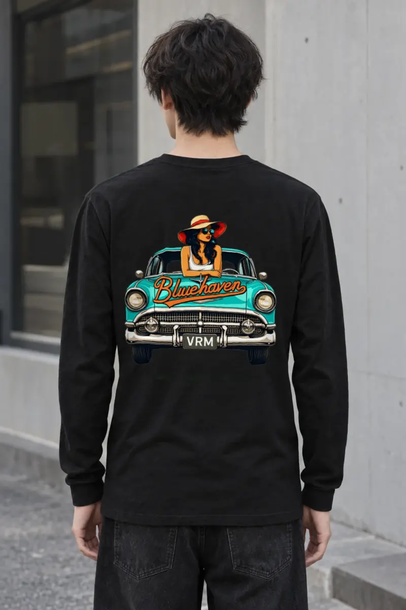 "Bluehaven Drive" Unisex Longsleeve T-shirt | Gildan 2400
