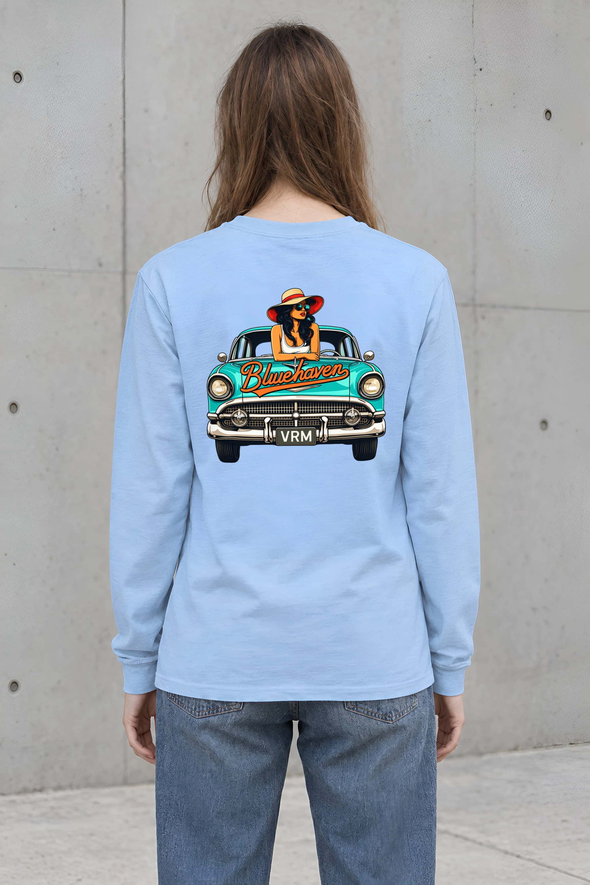"Bluehaven Drive" Unisex Longsleeve T-shirt