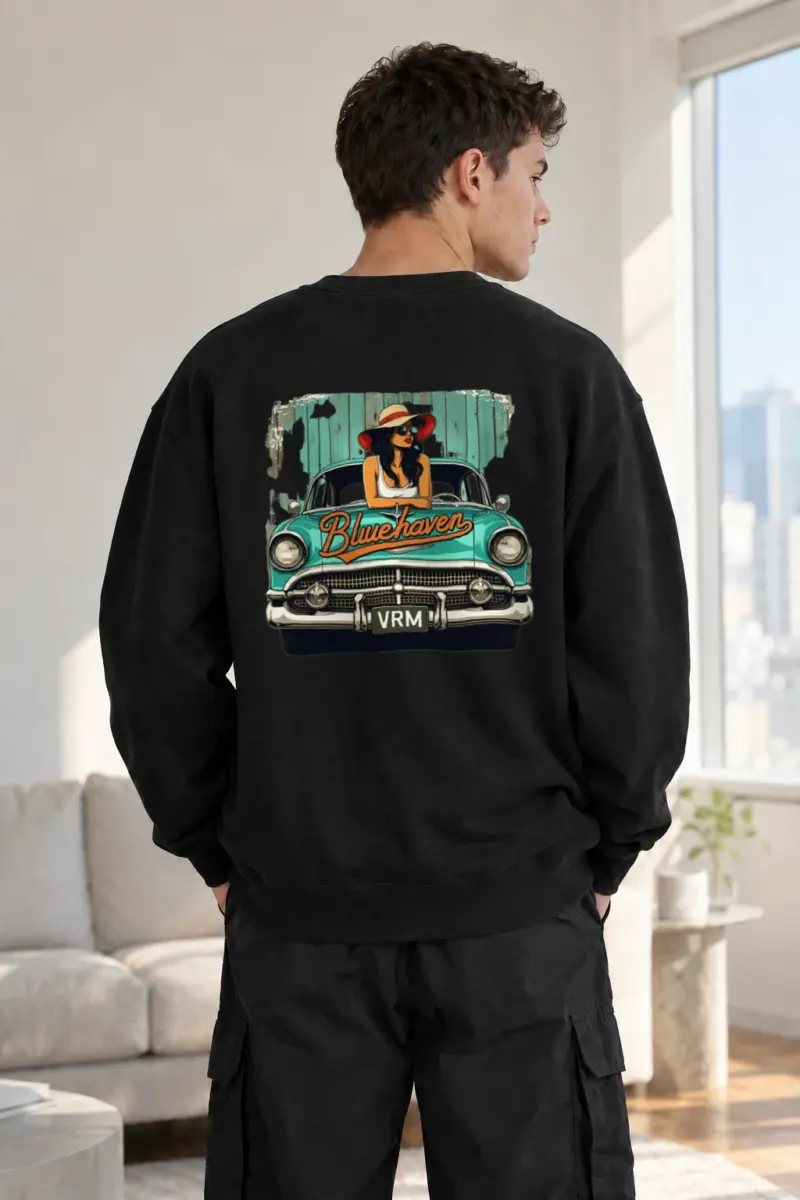 "Bluehaven Ride" Heavy Blend Unisex Crewneck Sweatshirt | Gildan 18000
