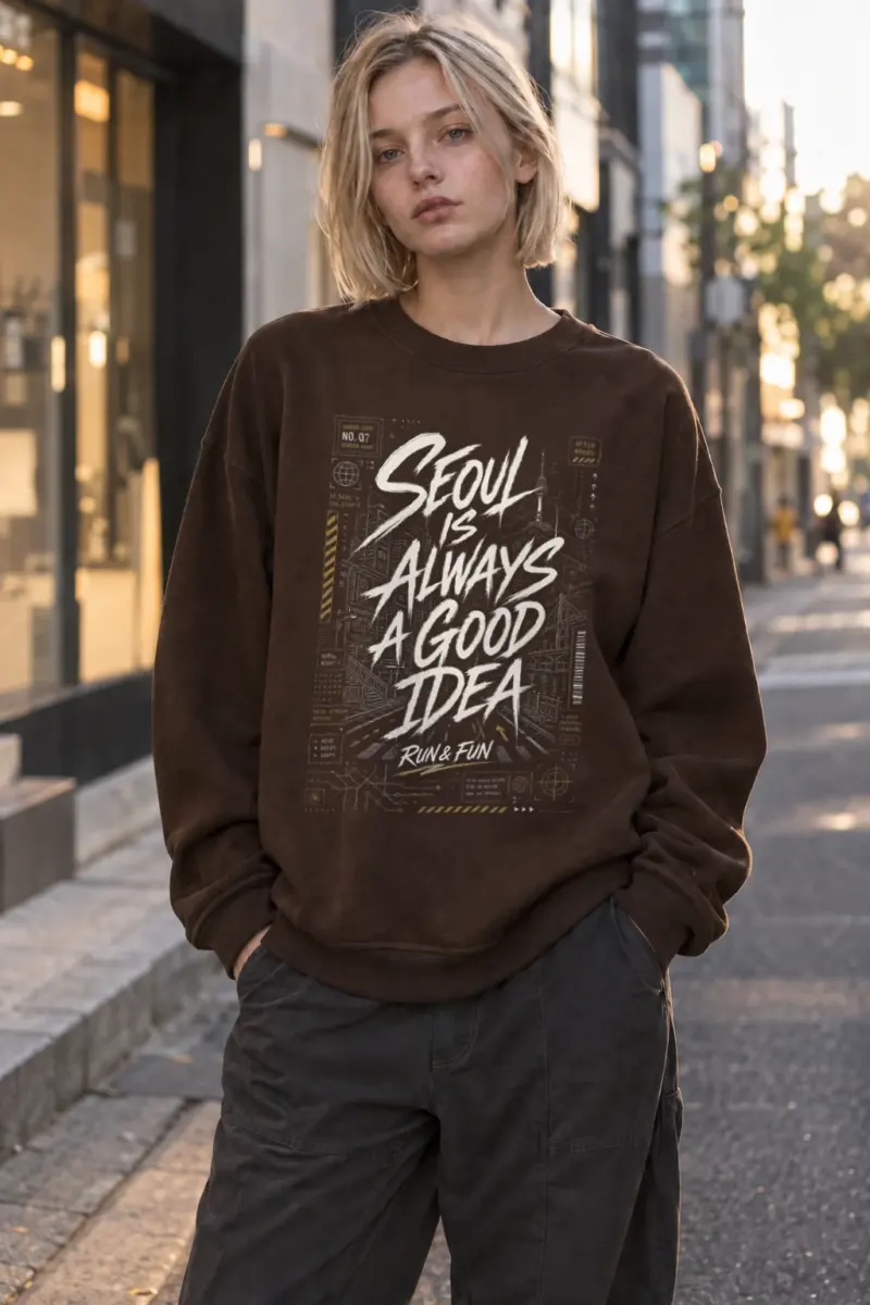 "Blueprint Letter Study" Heavy Blend Unisex Crewneck Sweatshirt | Gildan 18000