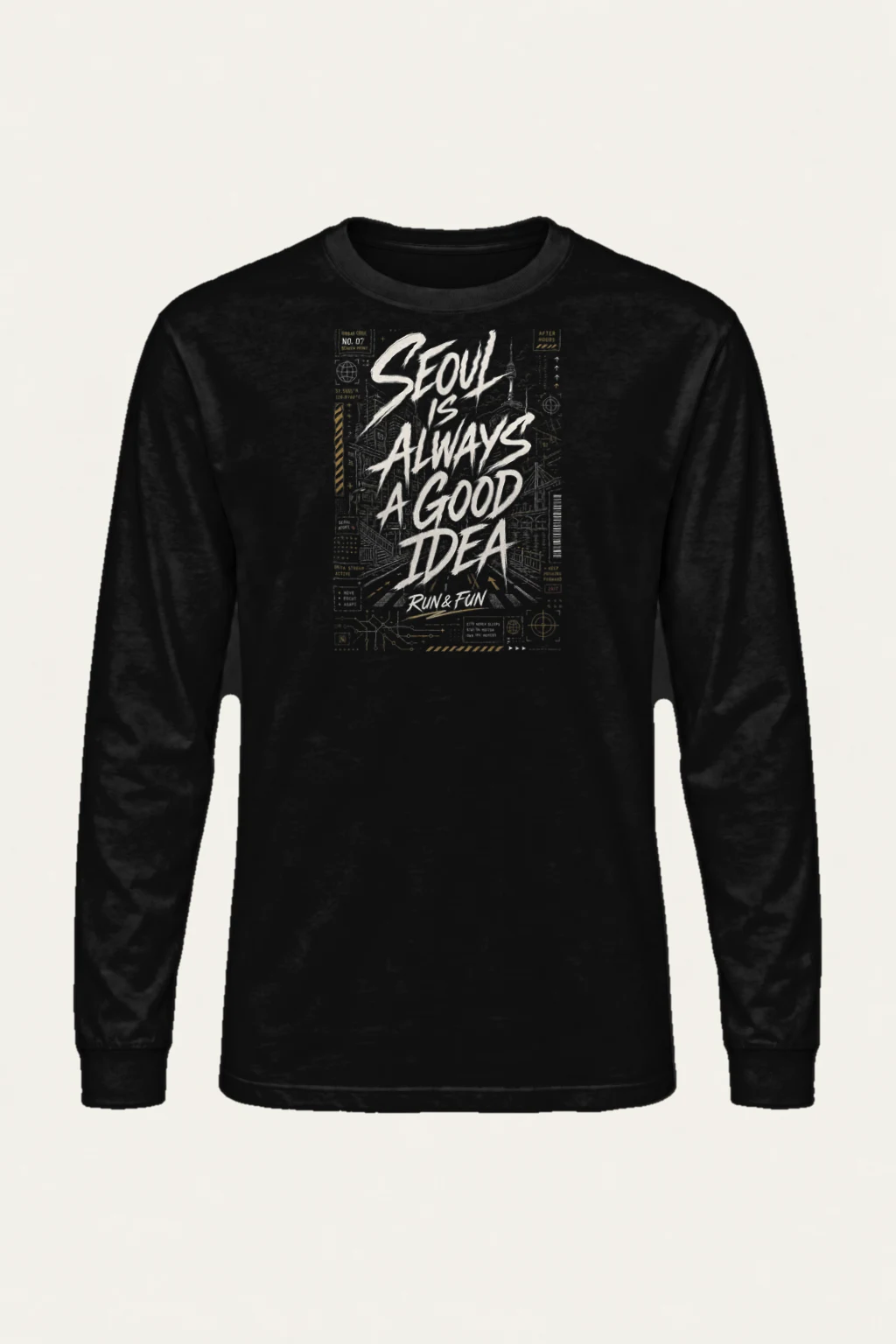 "Blueprint Reverie" Unisex Longsleeve T-shirt | Gildan 2400