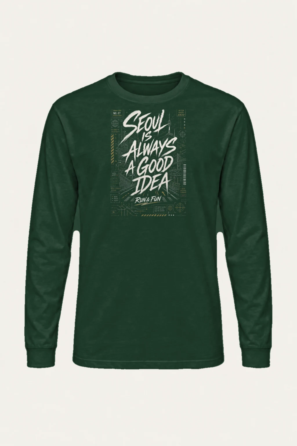 "Blueprint Reverie" Unisex Longsleeve T-shirt | Gildan 2400