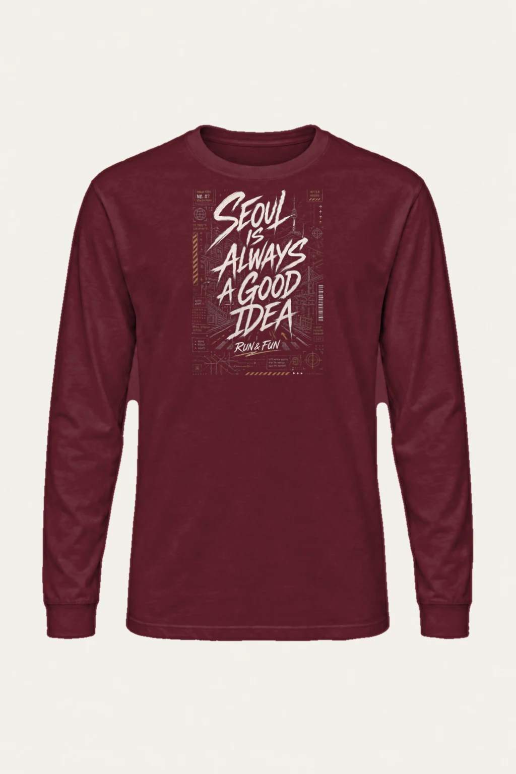 "Blueprint Reverie" Unisex Longsleeve T-shirt | Gildan 2400
