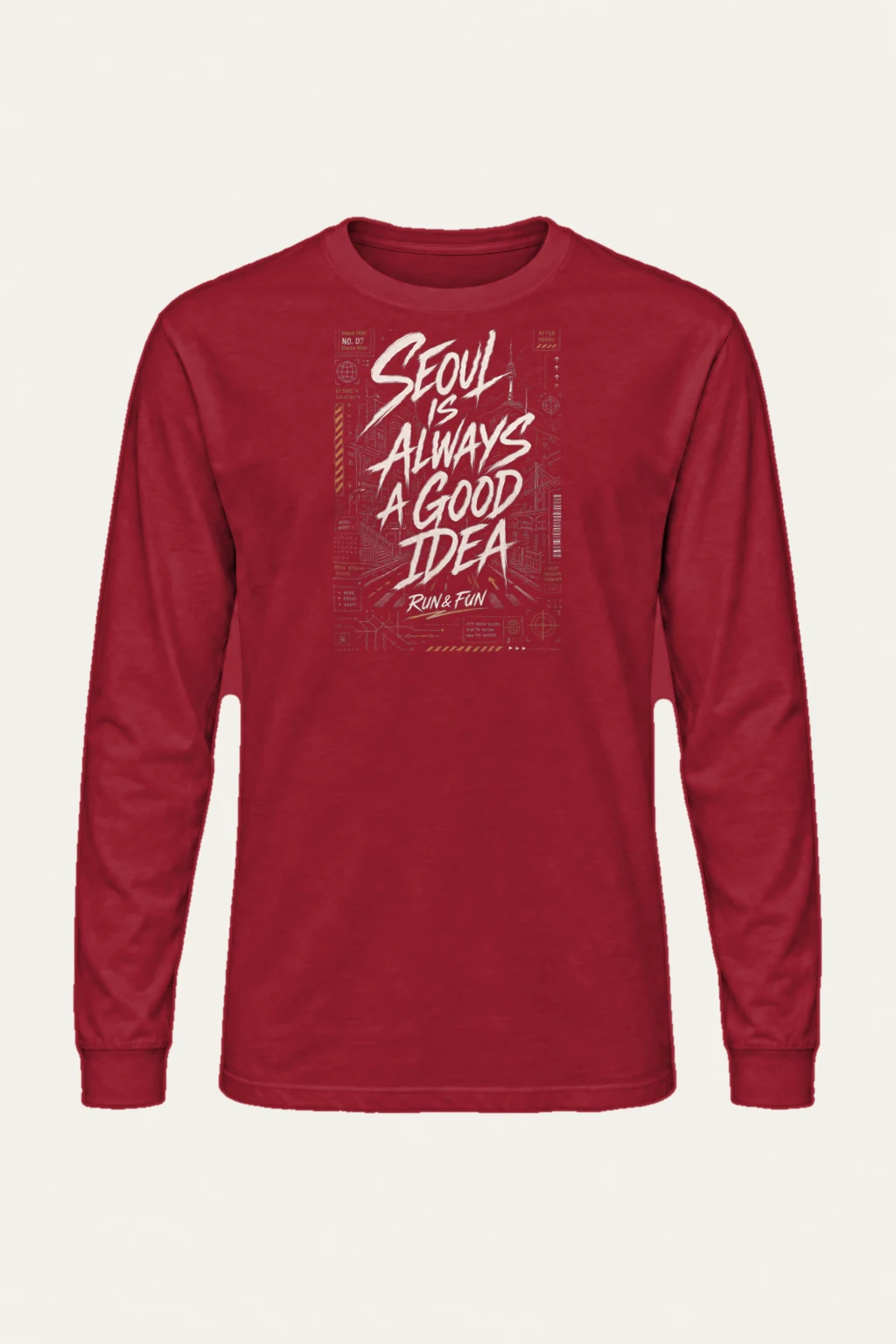 "Blueprint Reverie" Unisex Longsleeve T-shirt | Gildan 2400