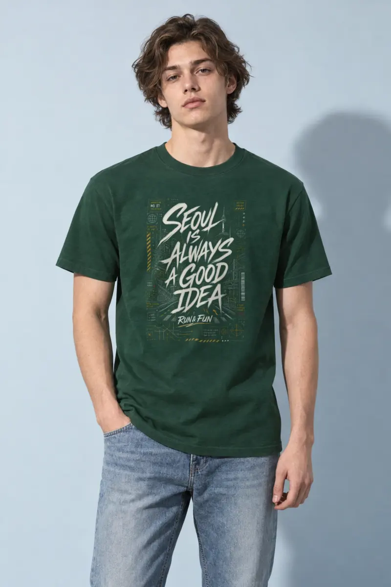 "Blueprint Script Study" Heavyweight Unisex Crewneck T-shirt
