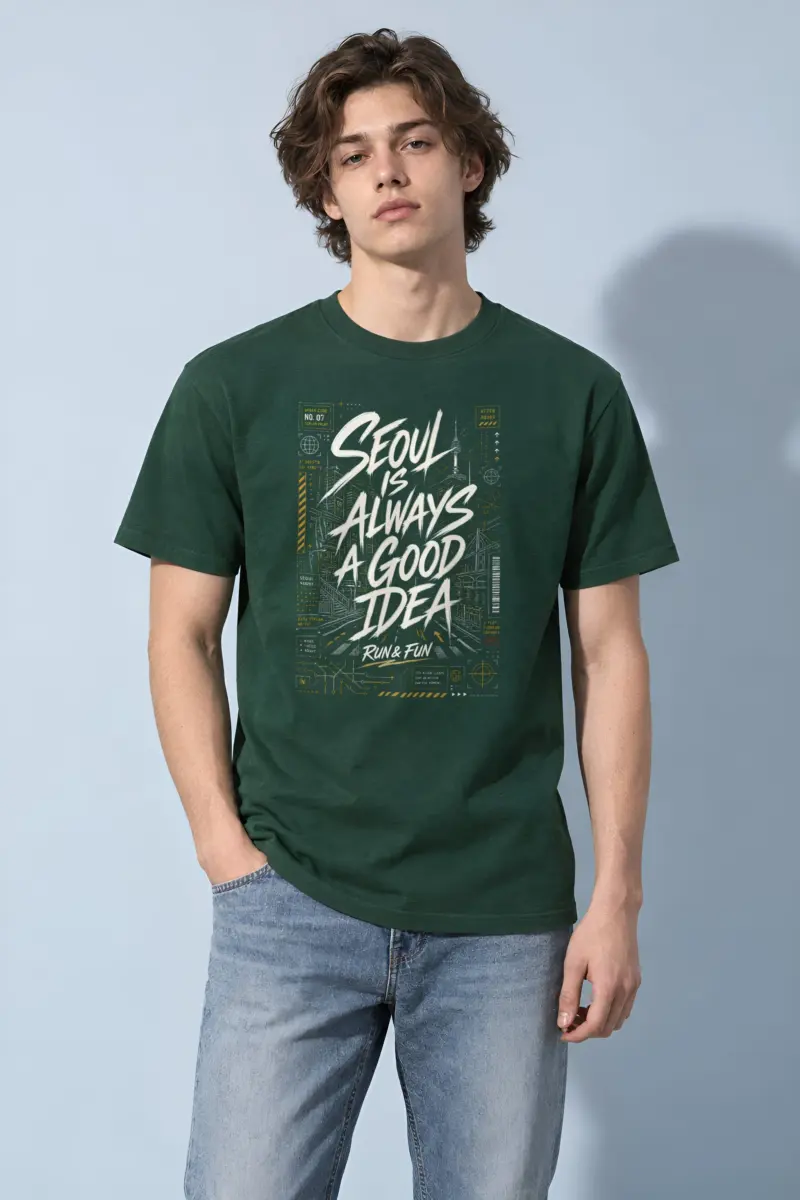 "Blueprint Script Study" Heavyweight Unisex Crewneck T-shirt