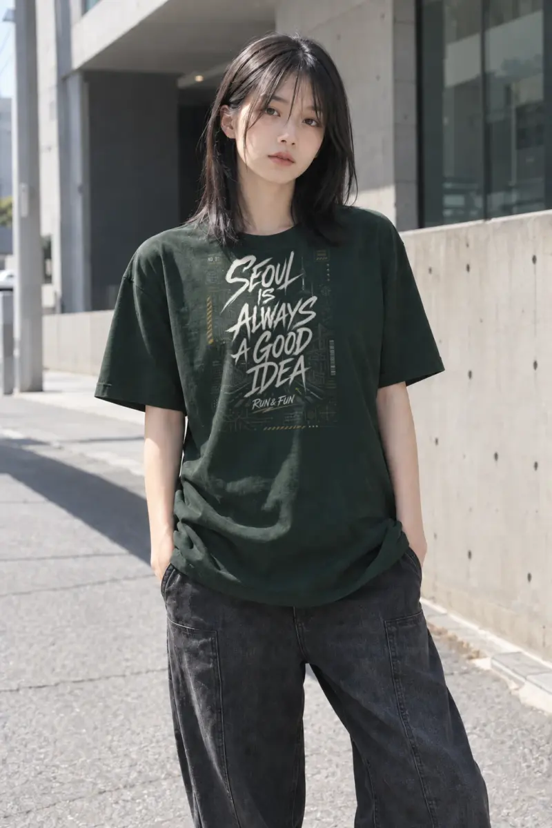 “Blueprint Script Study” Heavyweight Unisex Crewneck T-shirt | Gildan 5000