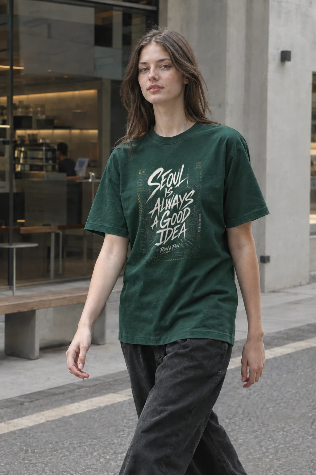 "Blueprint Script Study" Heavyweight Unisex Crewneck T-shirt | Gildan 5000