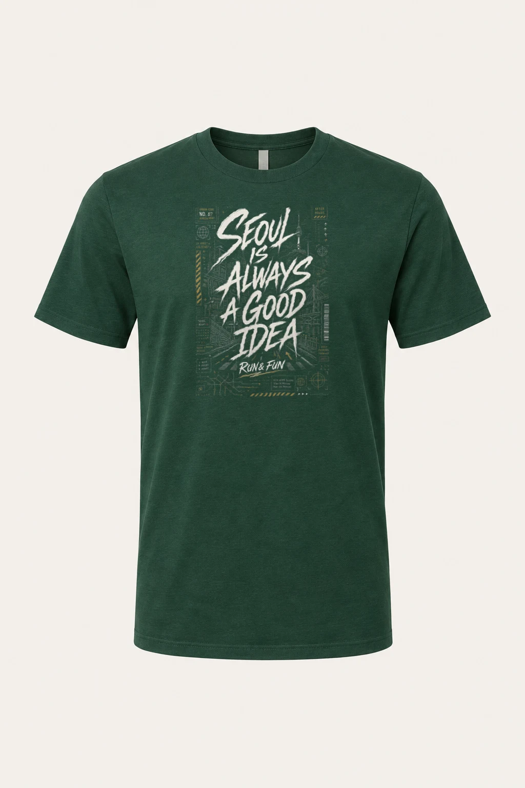 "Blueprint Script Study" Heavyweight Unisex Crewneck T-shirt | Gildan 5000