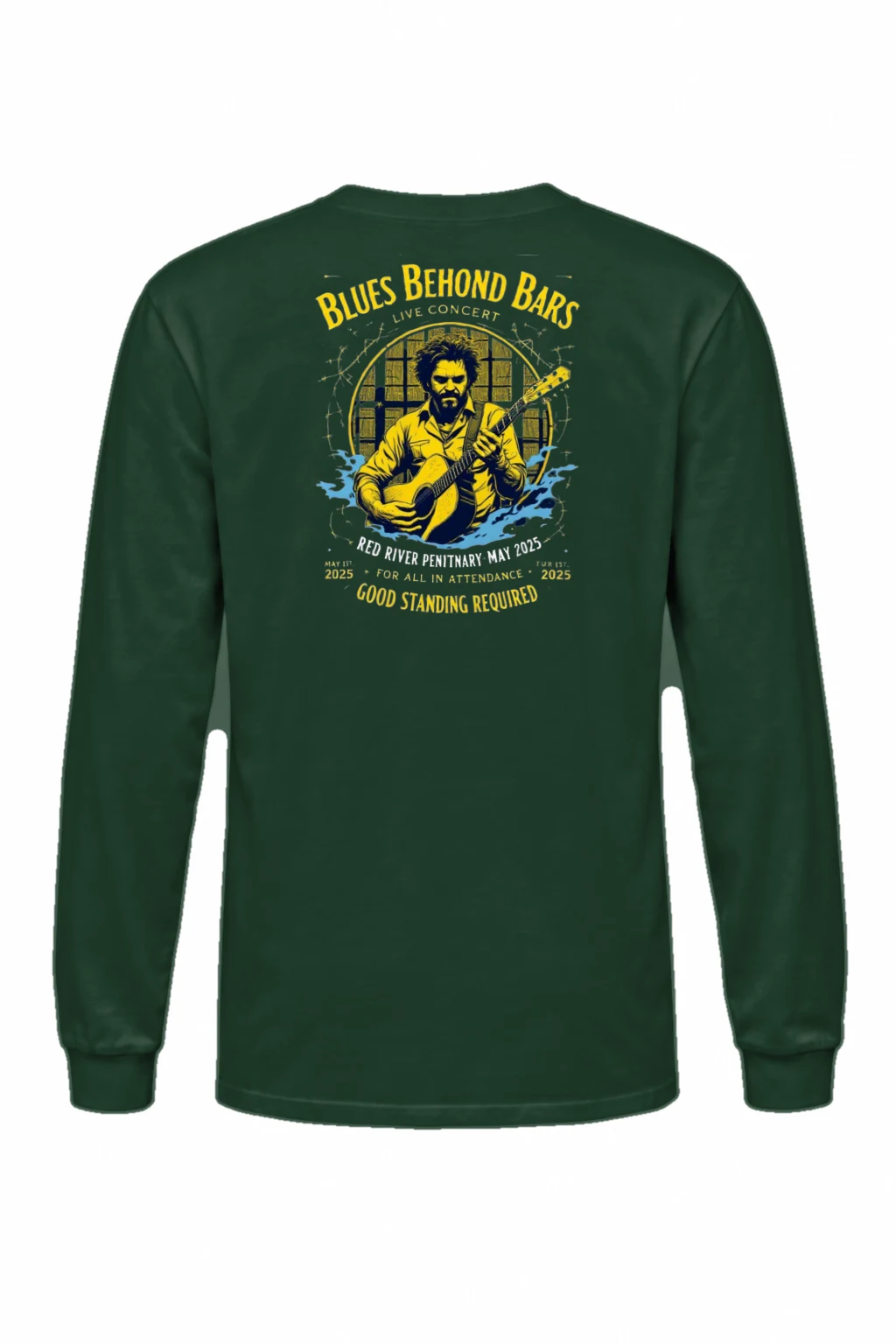 "Blues Behind Bars" Unisex Longsleeve T-shirt | Gildan 2400