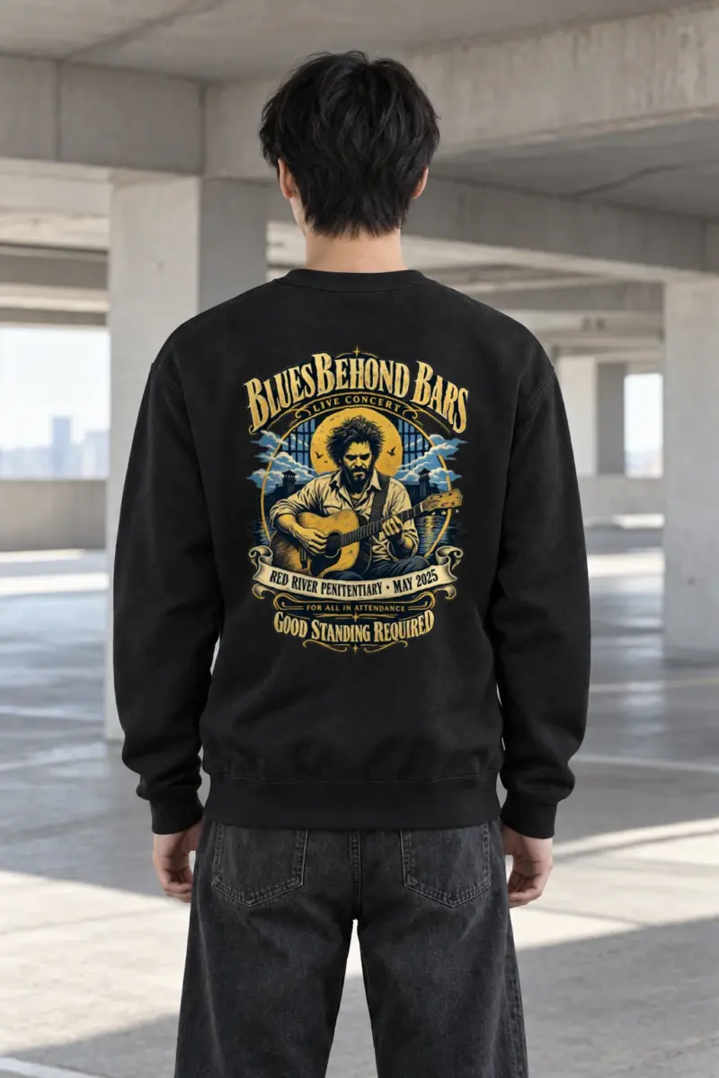 "Blues Beyond Bars" Heavy Blend Unisex Crewneck Sweatshirt | Gildan 18000