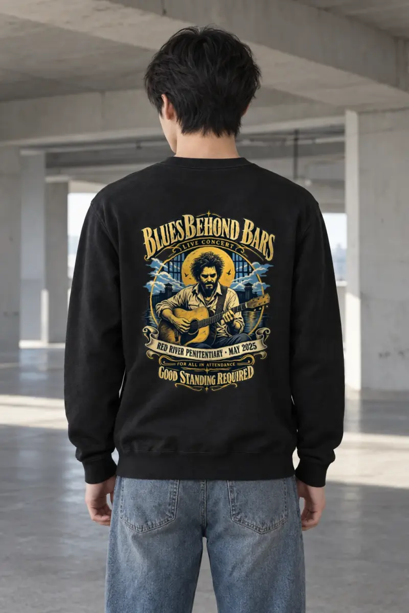 "Blues Beyond Bars" Heavy Blend Unisex Crewneck Sweatshirt