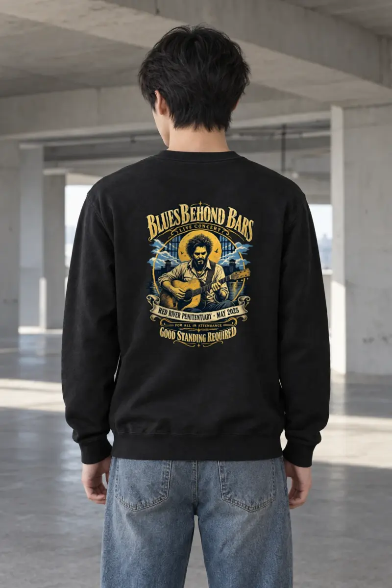 "Blues Beyond Bars" Heavy Blend Unisex Crewneck Sweatshirt