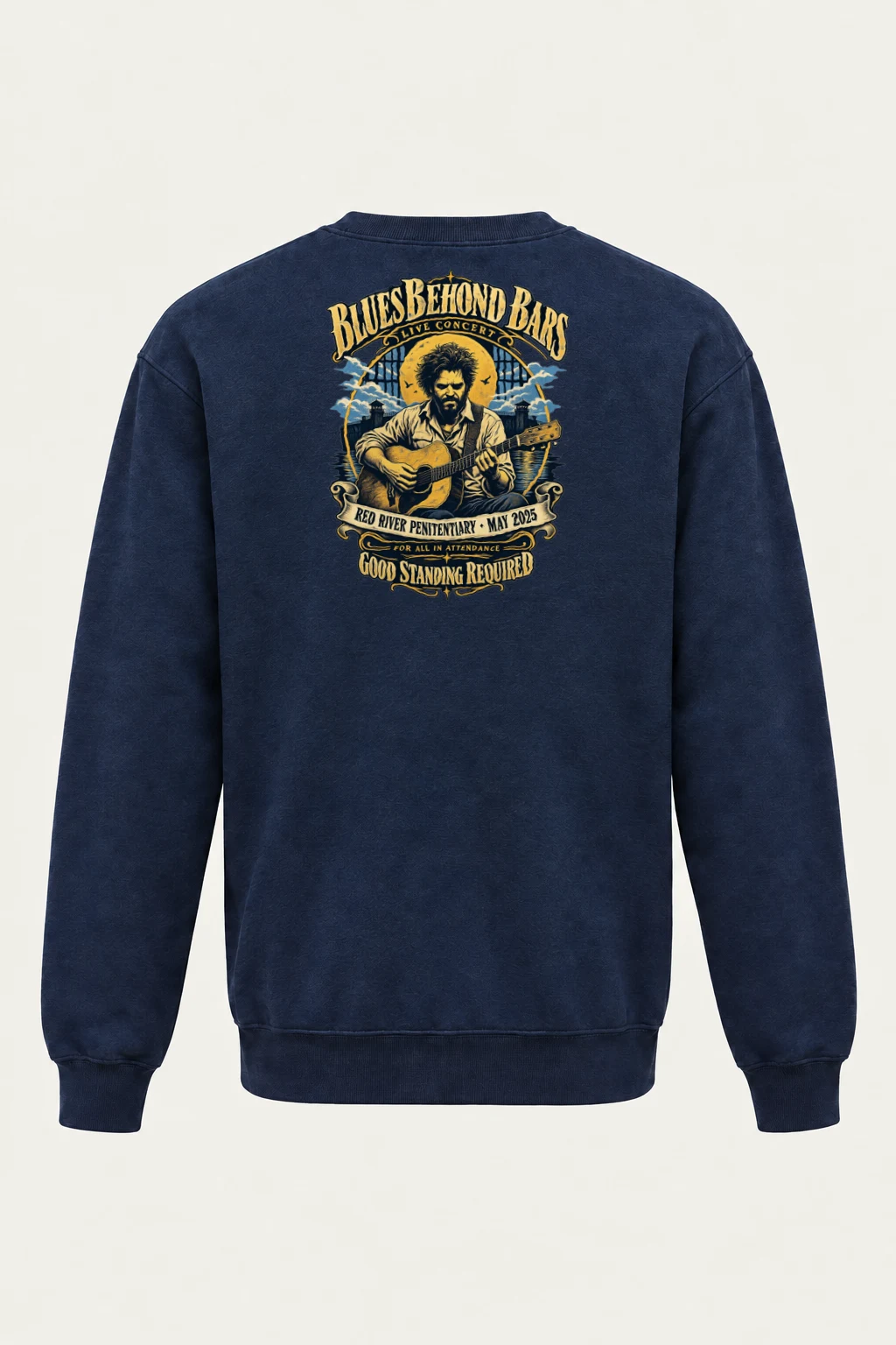 "Blues Beyond Bars" Heavy Blend Unisex Crewneck Sweatshirt | Gildan 18000