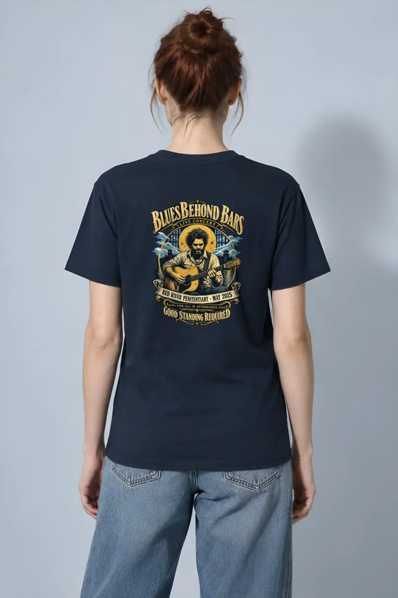 "Blues Beyond Bars" Heavyweight Unisex Crewneck T-shirt