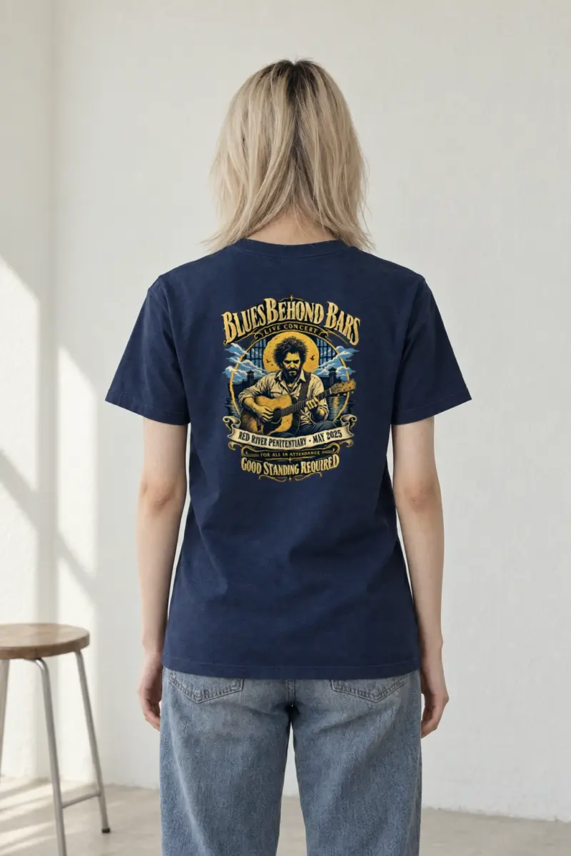 "Blues Beyond Bars" Heavyweight Unisex Crewneck T-shirt