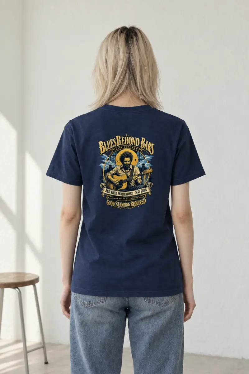 "Blues Beyond Bars" Heavyweight Unisex Crewneck T-shirt