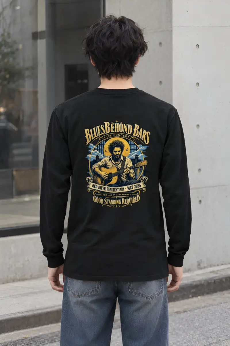 "Blues Beyond Bars" Unisex Longsleeve T-shirt