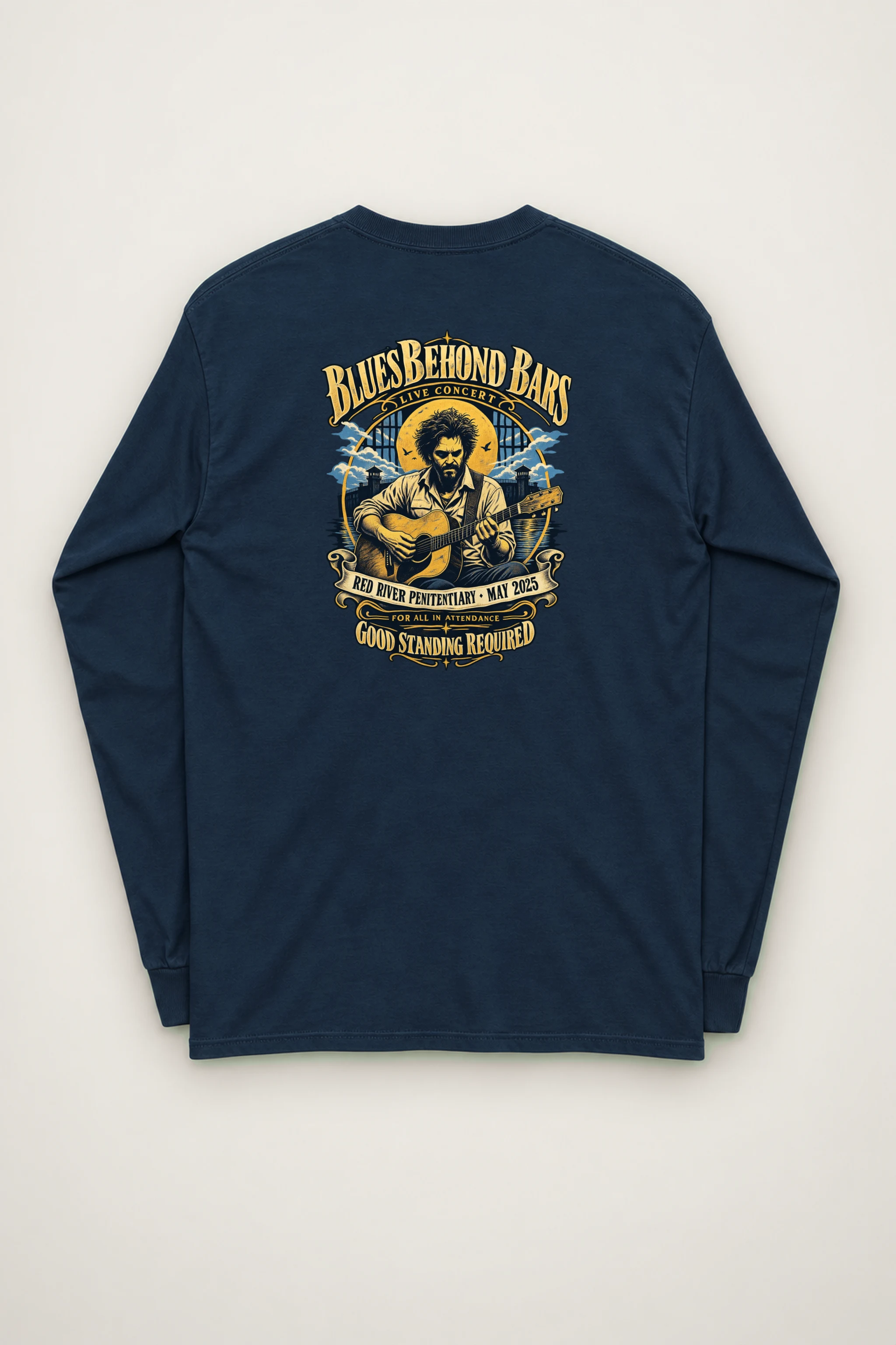 "Blues Beyond Bars" Unisex Longsleeve T-shirt