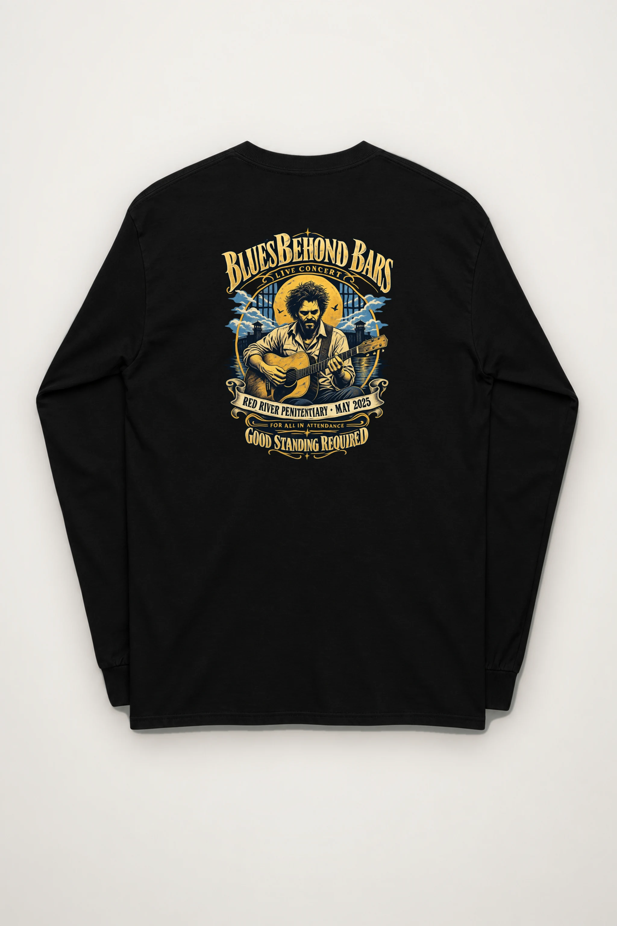 "Blues Beyond Bars" Unisex Longsleeve T-shirt