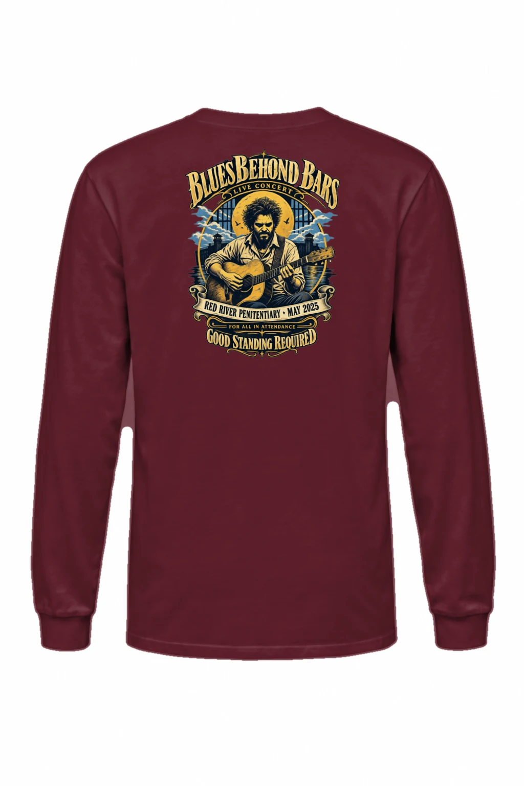 "Blues Beyond Bars" Unisex Longsleeve T-shirt | Gildan 2400