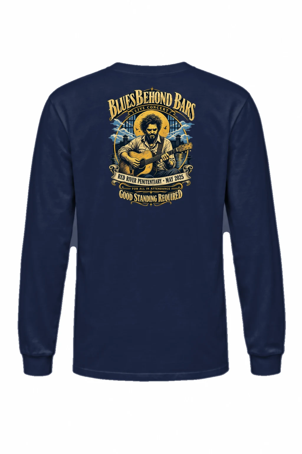"Blues Beyond Bars" Unisex Longsleeve T-shirt | Gildan 2400