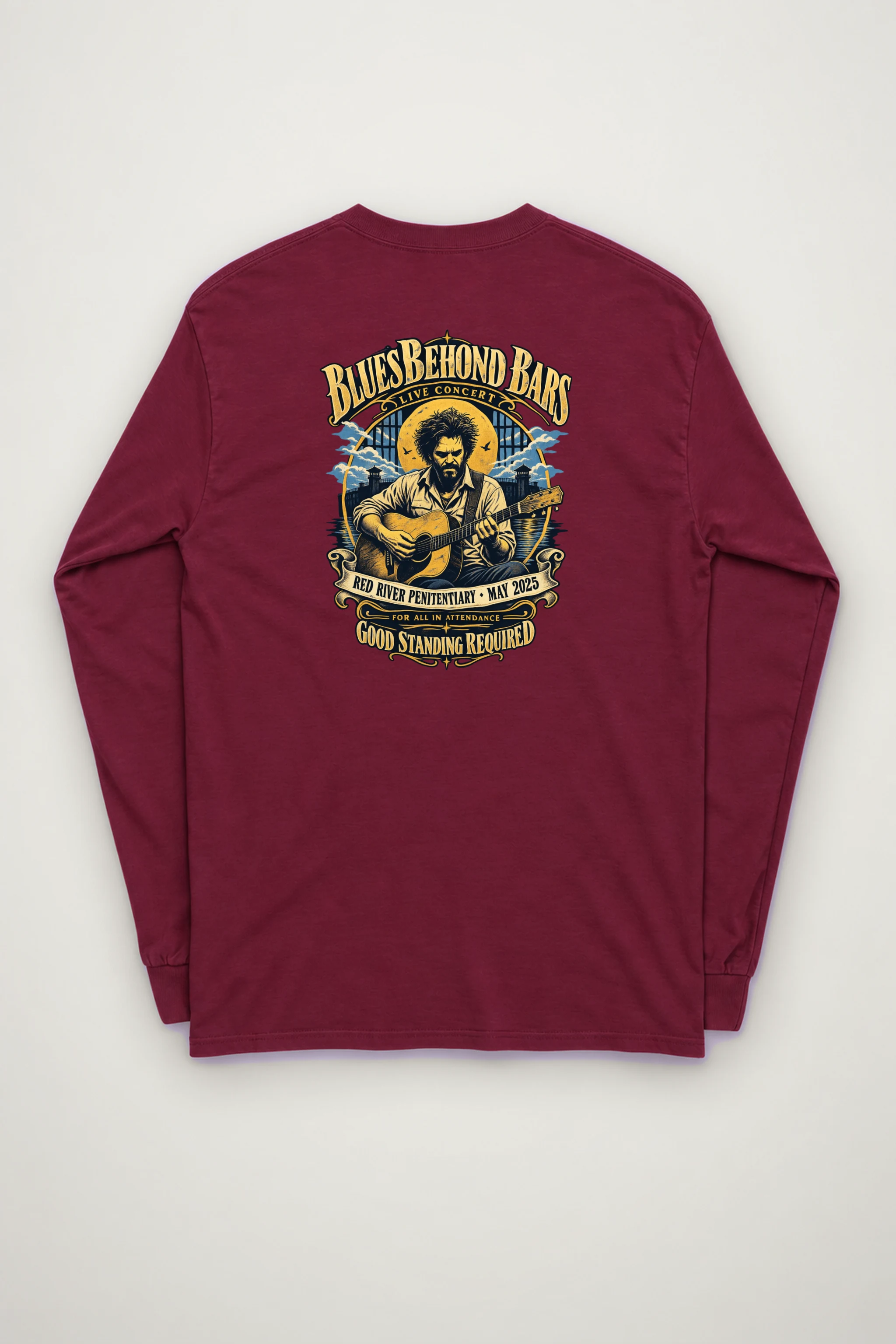 "Blues Beyond Bars" Unisex Longsleeve T-shirt
