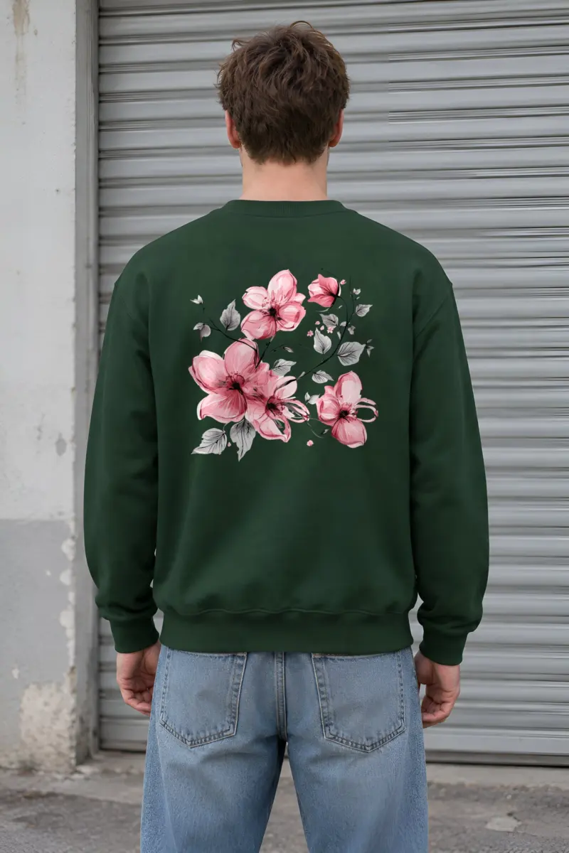 "Blush Branches" Heavy Blend Unisex Crewneck Sweatshirt