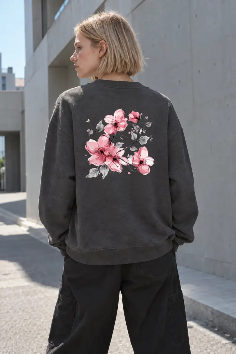 "Blush Branches" Heavy Blend Unisex Crewneck Sweatshirt | Gildan 18000