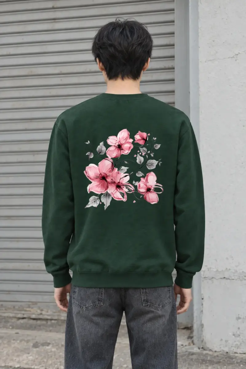 "Blush Branches" Heavy Blend Unisex Crewneck Sweatshirt