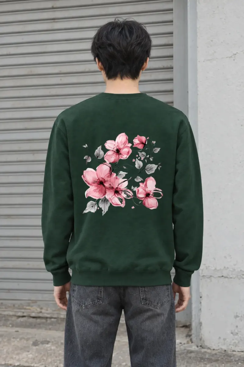 "Blush Branches" Heavy Blend Unisex Crewneck Sweatshirt