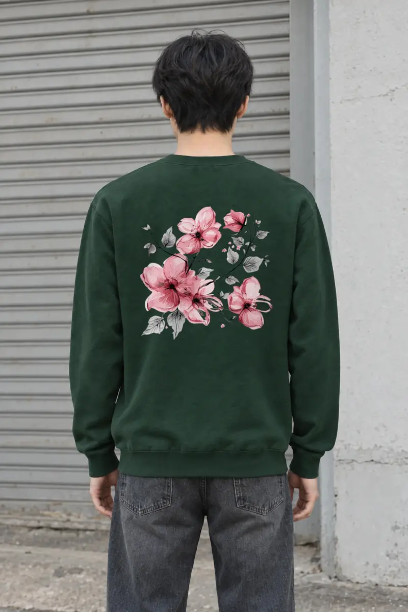 "Blush Branches" Heavy Blend Unisex Crewneck Sweatshirt