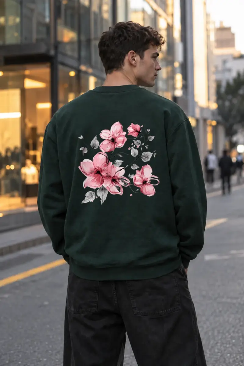 "Blush Branches" Heavy Blend Unisex Crewneck Sweatshirt | Gildan 18000