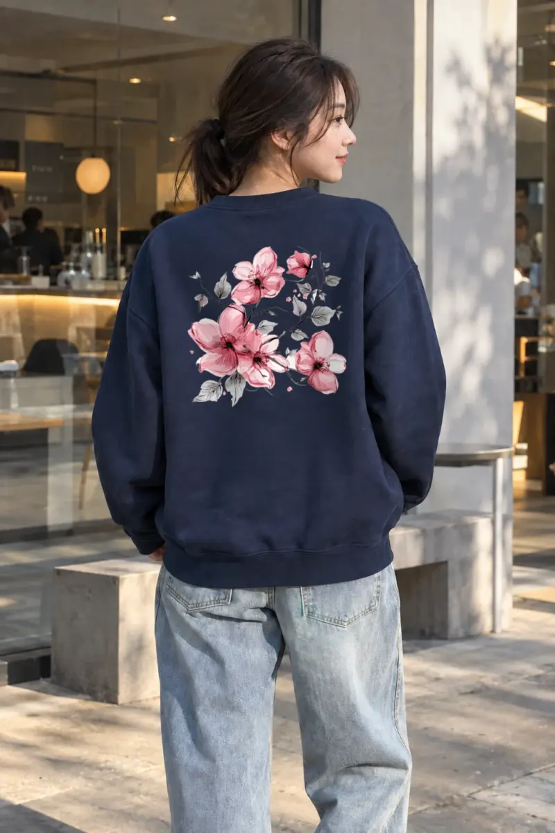 "Blush Branches" Heavy Blend Unisex Crewneck Sweatshirt | Gildan 18000