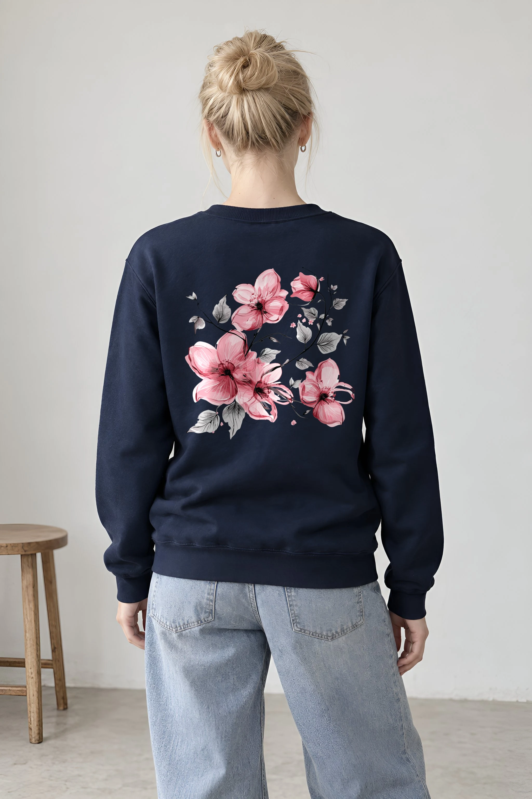 "Blush Branches" 1 Crewneck Sweatshirt