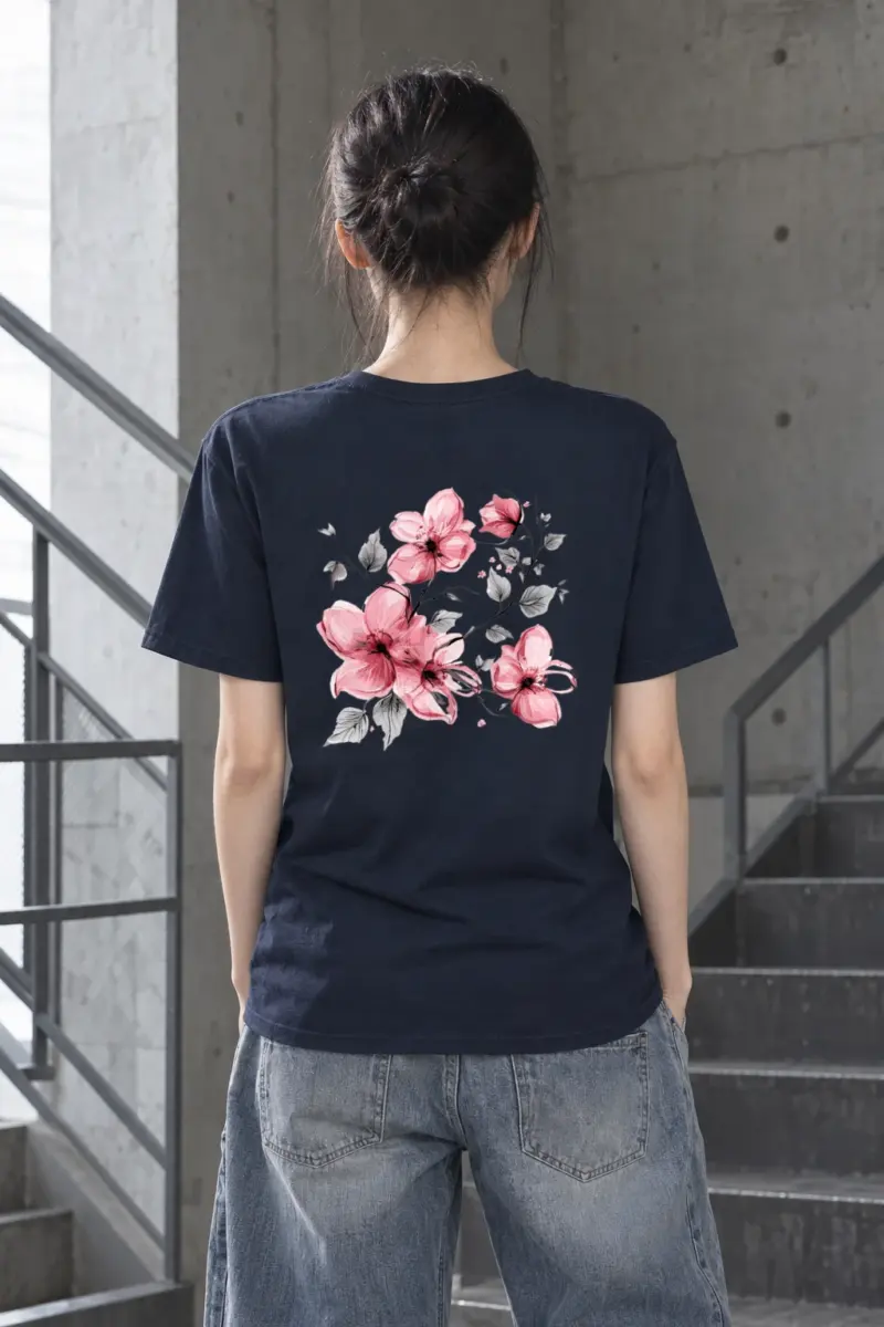 "Blush Branches" Heavyweight Unisex Crewneck T-shirt
