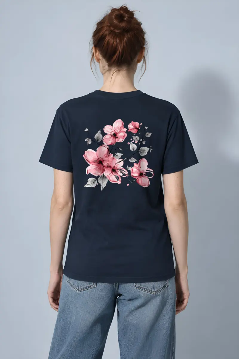 "Blush Branches" Heavyweight Unisex Crewneck T-shirt