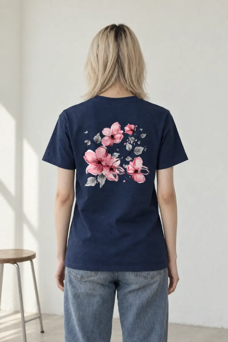 "Blush Branches" Heavyweight Unisex Crewneck T-shirt