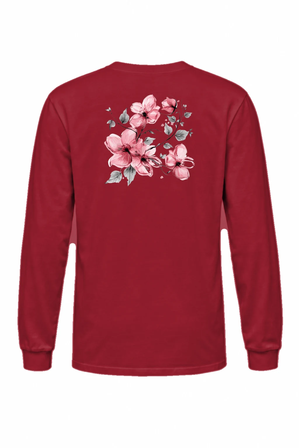 "Blush Flowering Branches" Unisex Longsleeve T-shirt | Gildan 2400