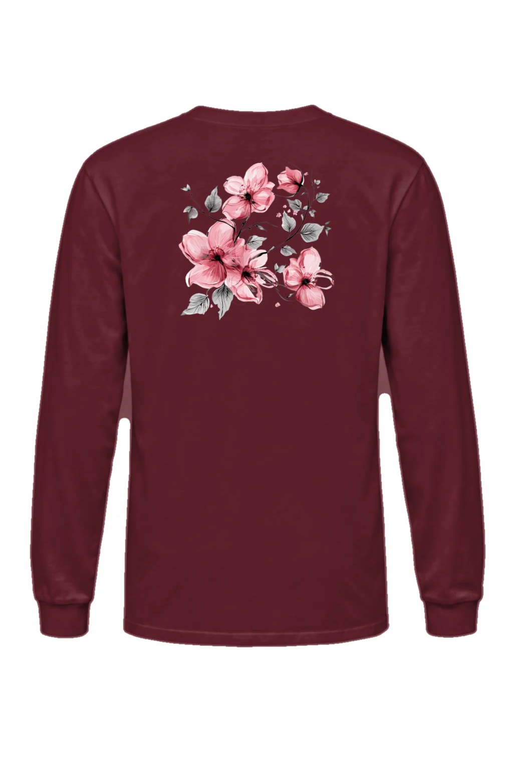 "Blush Flowering Branches" Unisex Longsleeve T-shirt | Gildan 2400