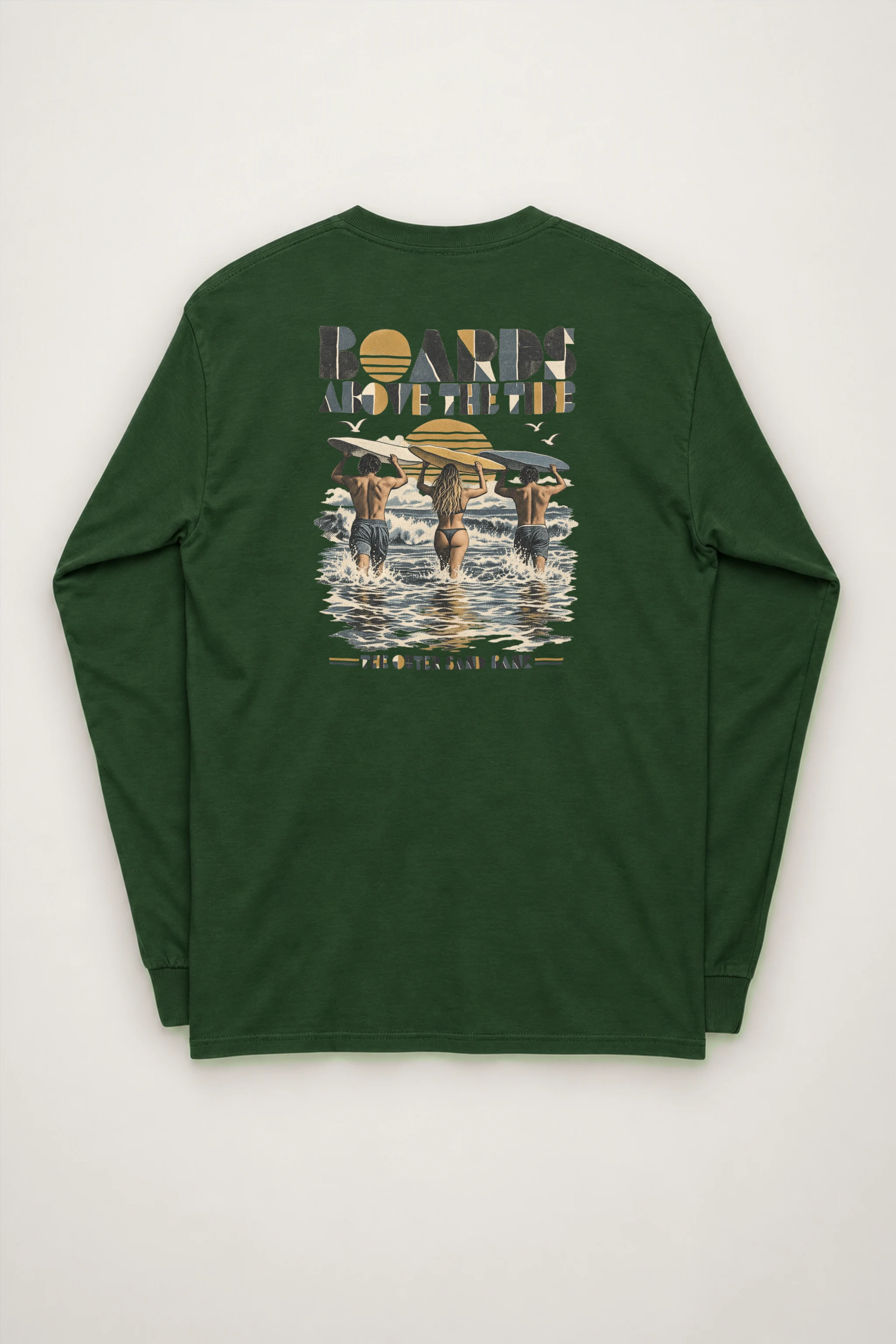 "Boards Above the Tide" Unisex Longsleeve T-shirt