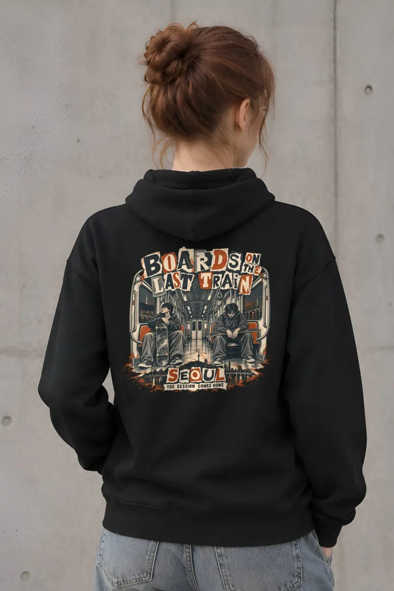 "Boards on the Last Train" Heavy Blend Unisex Pullover Hoodie