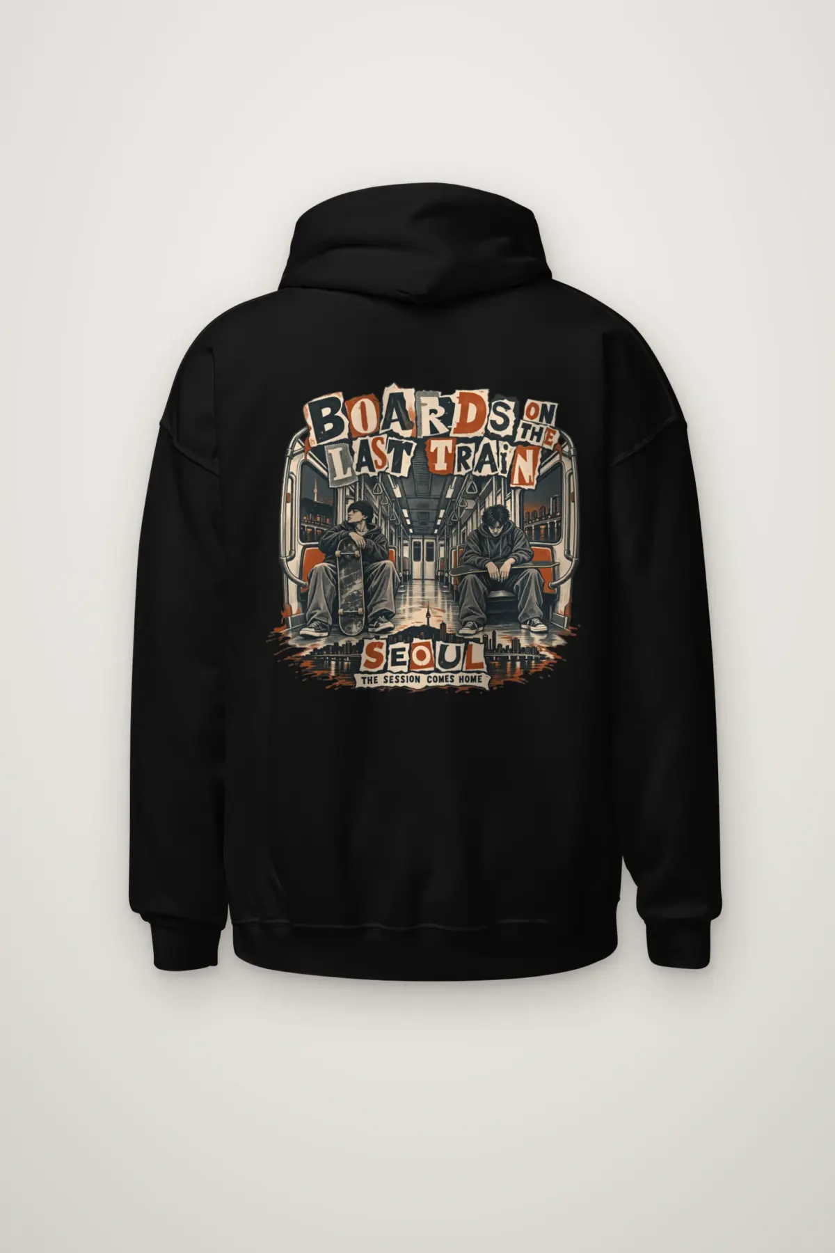 "Boards on the Last Train" Heavy Blend Unisex Pullover Hoodie